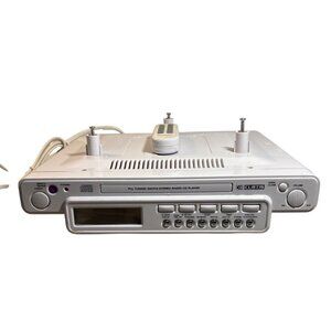Curtis Undercounter PLL Tuning Am Fm Stereo Radio Cd Player Remote READ
